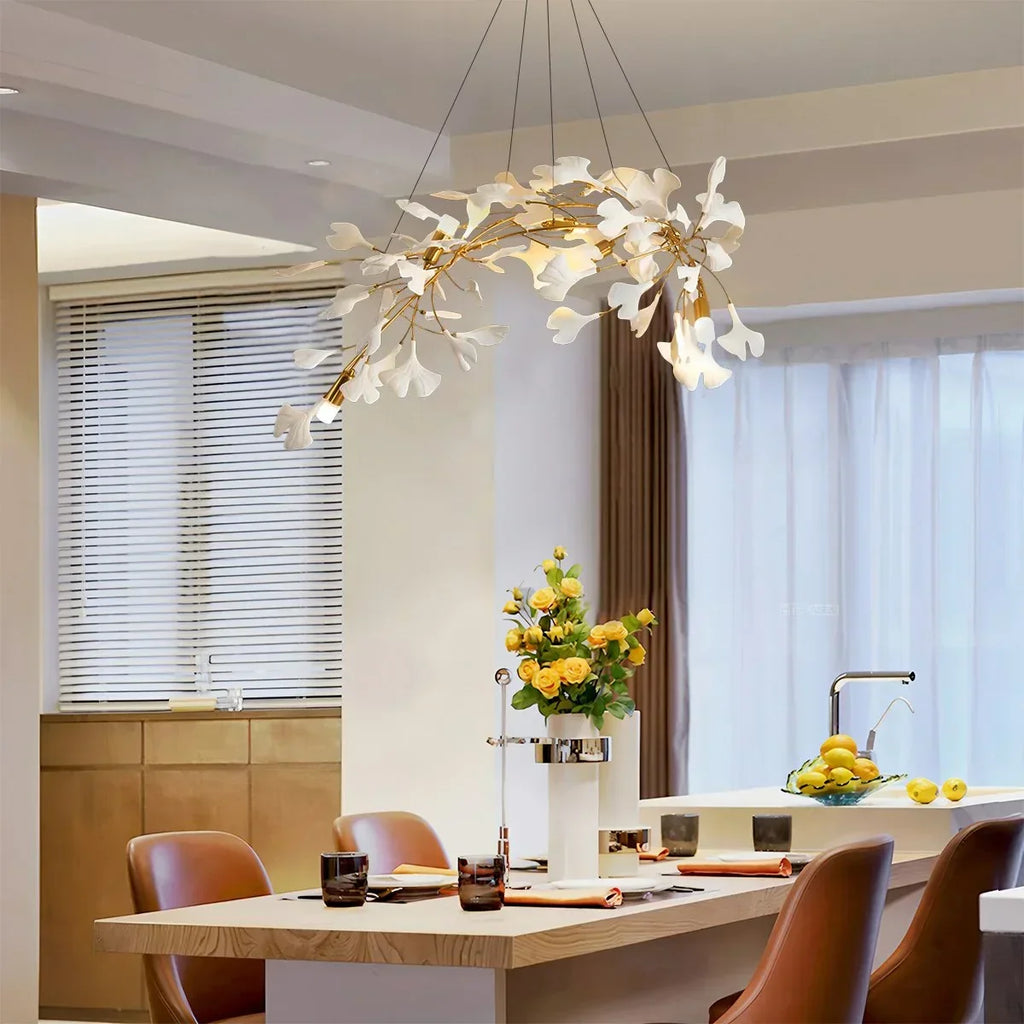 Ginkgo Chandelier D for Dining Room | Desfino
