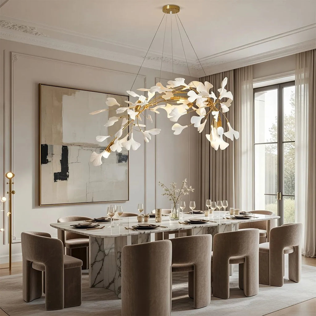 Ginkgo Chandelier D for Dining Room | Desfino
