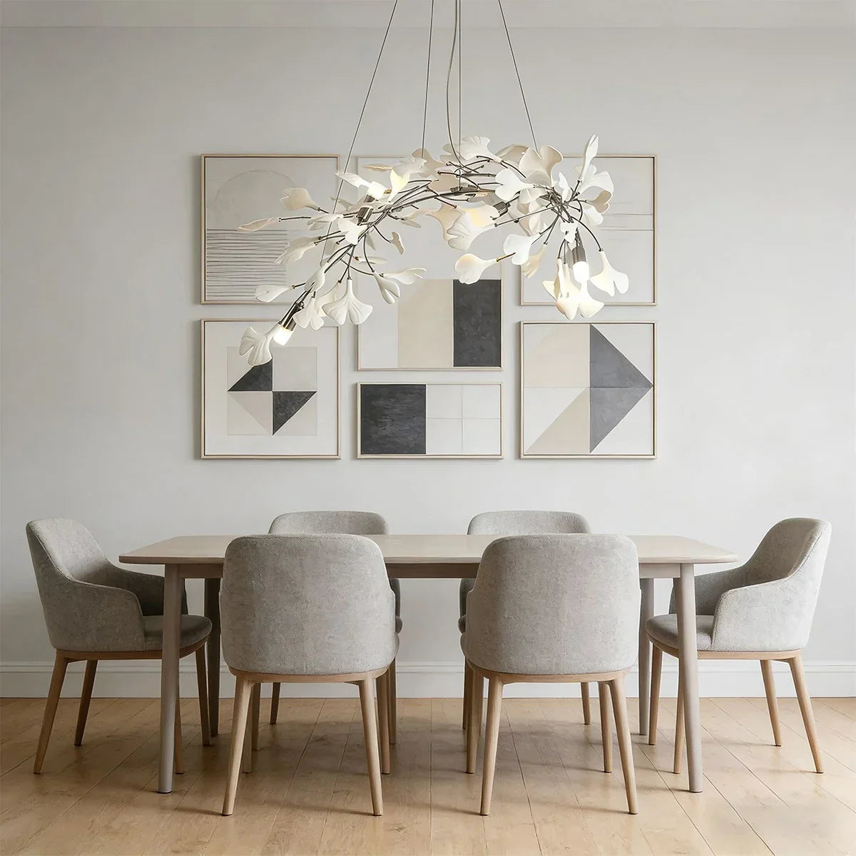 Ginkgo Chandelier D for Dining Room | Desfino