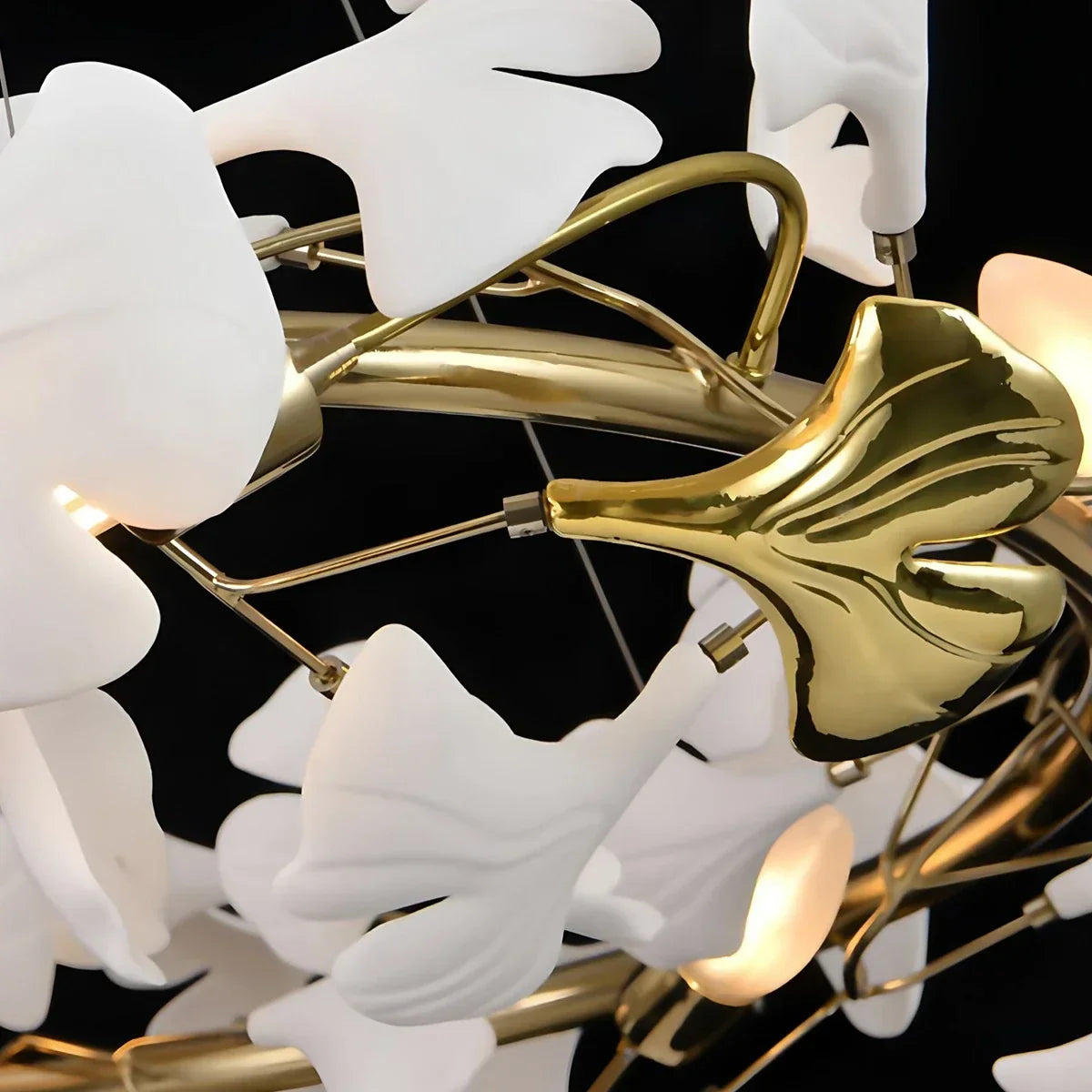 Ginkgo Chandelier Q for High Ceiling | Desfino