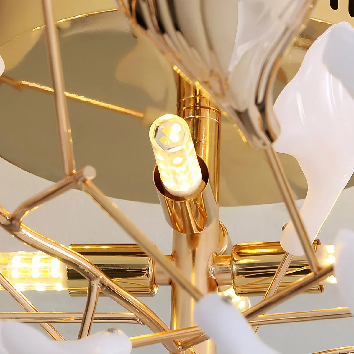 Ginkgo Rotating Ceiling Lamp for Bedroom | Desfino