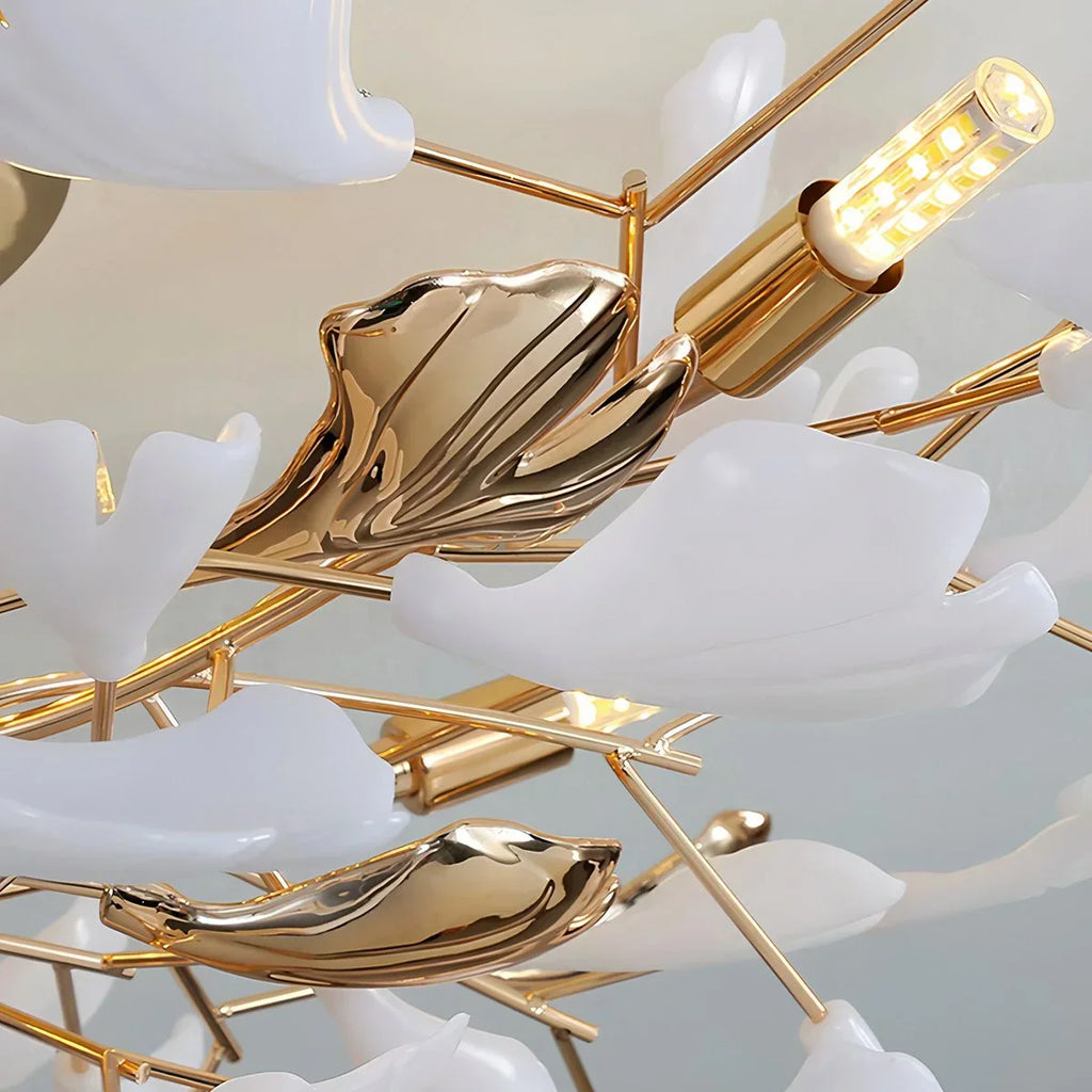 Ginkgo Rotating Ceiling Lamp for Bedroom | Desfino