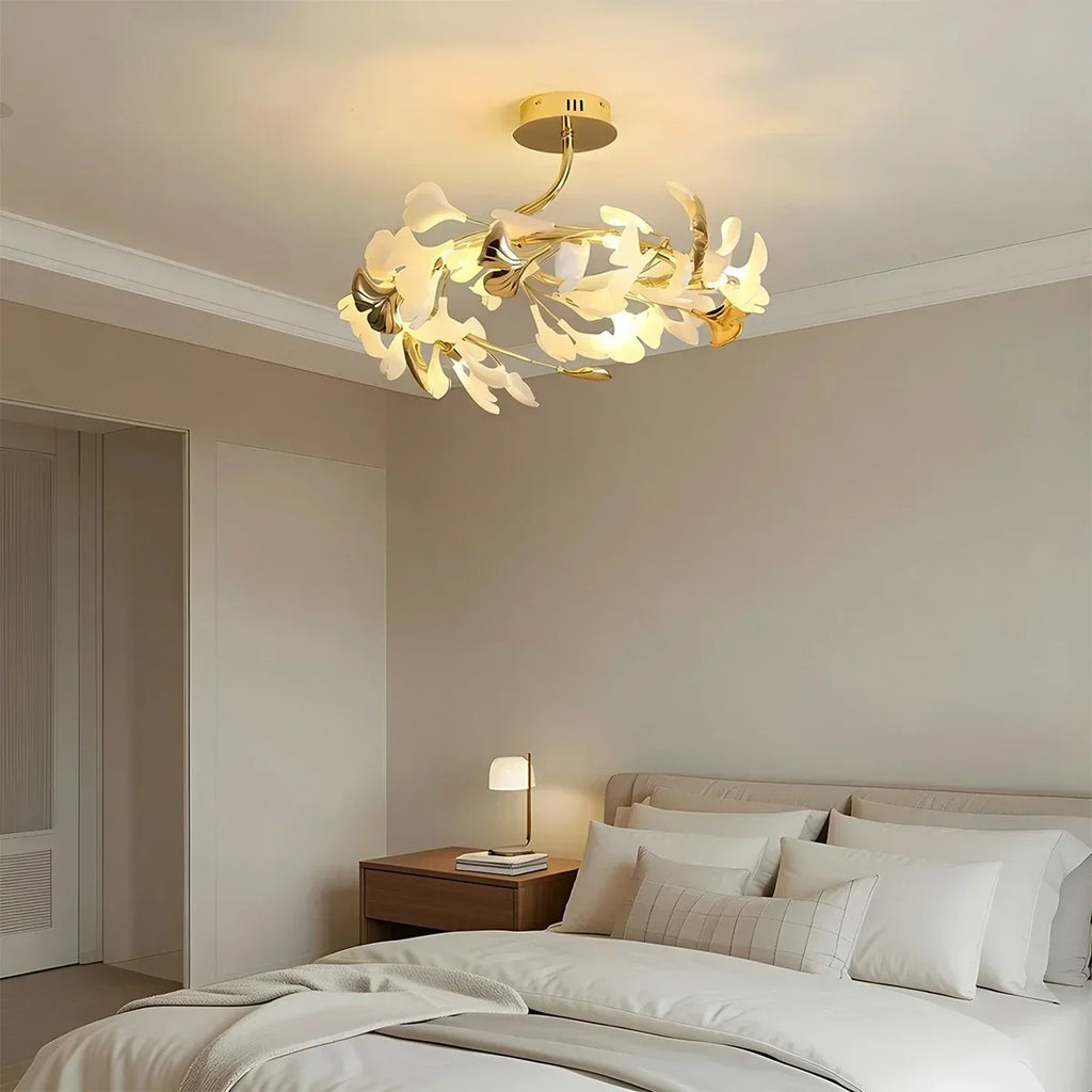 Ginkgo Rotating Ceiling Lamp for Bedroom | Desfino