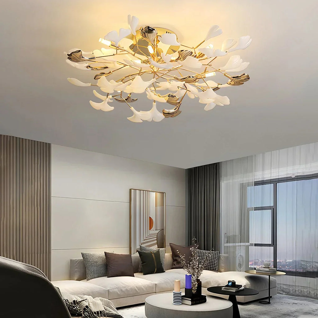 Ginkgo Rotating Ceiling Lamp for Bedroom | Desfino