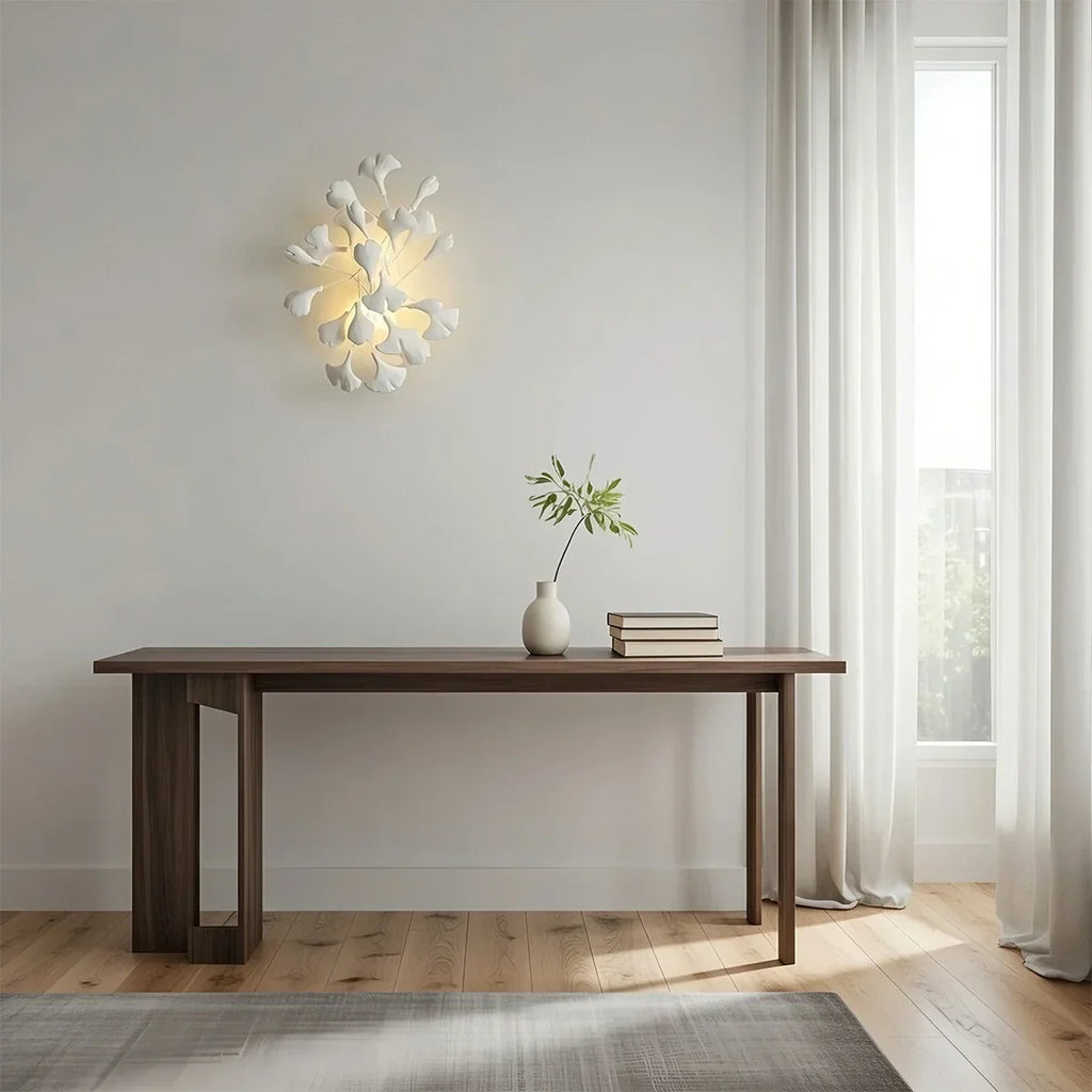 Ginkgo-Wandleuchte für das Wohnzimmer | Desfino
