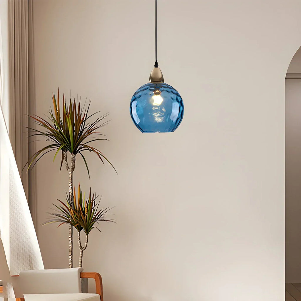Colorful Glass Ball Pendant Light for Living Room | Desfino