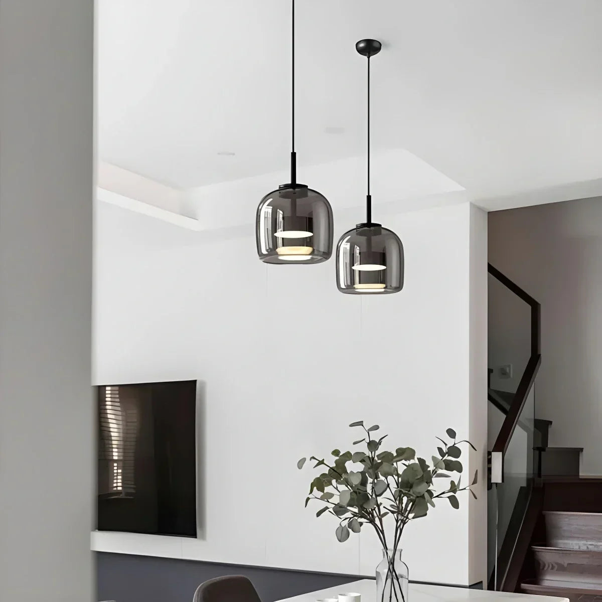 Modern Glass Pendant Light for Dining Room | Desfino