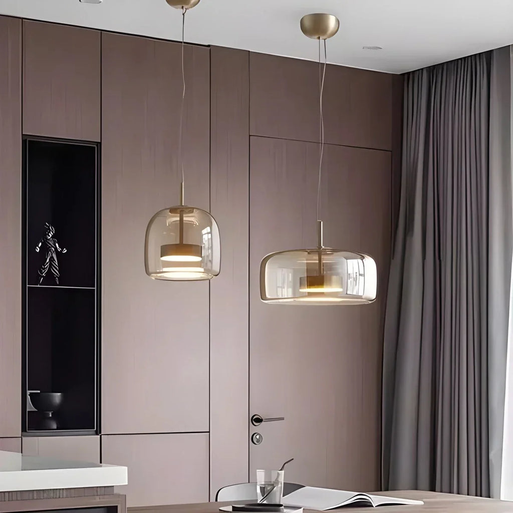 Modern Glass Pendant Light for Dining Room | Desfino