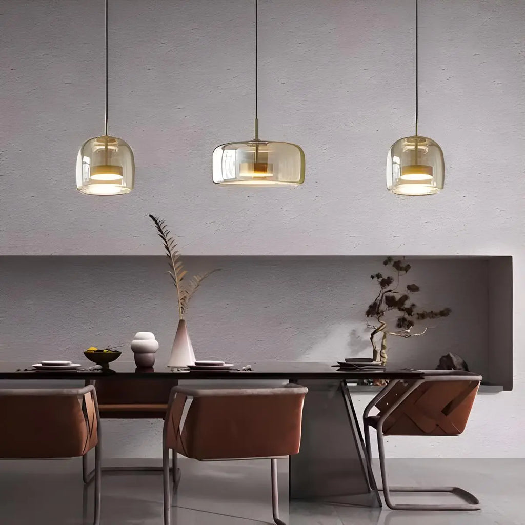Modern Glass Pendant Light for Dining Room | Desfino