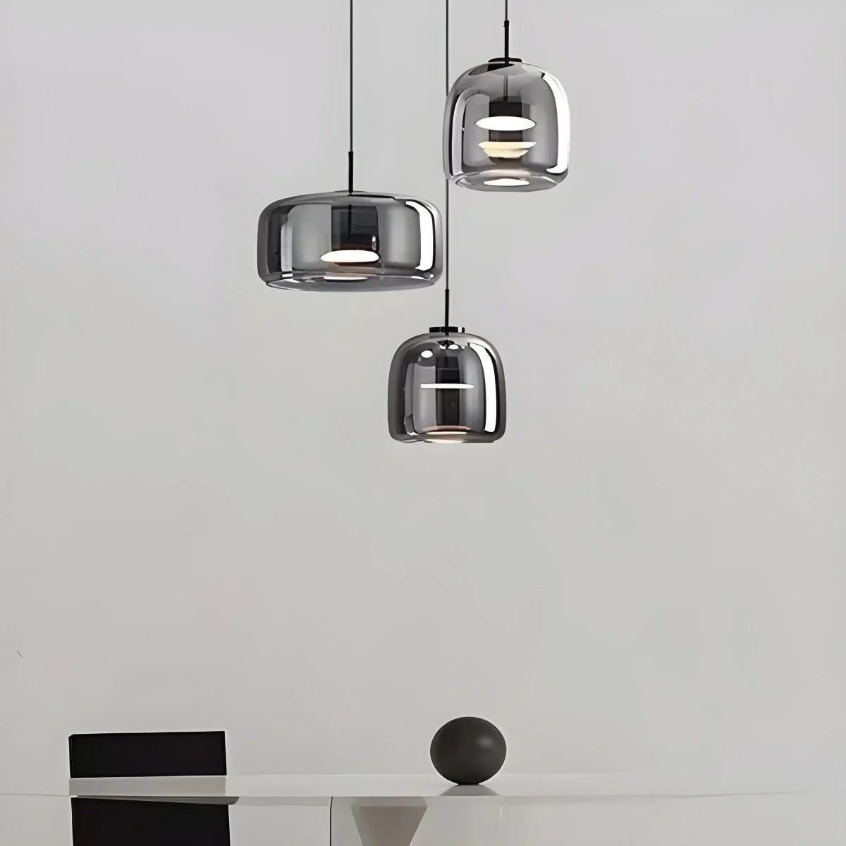 Modern Glass Pendant Light for Dining Room | Desfino