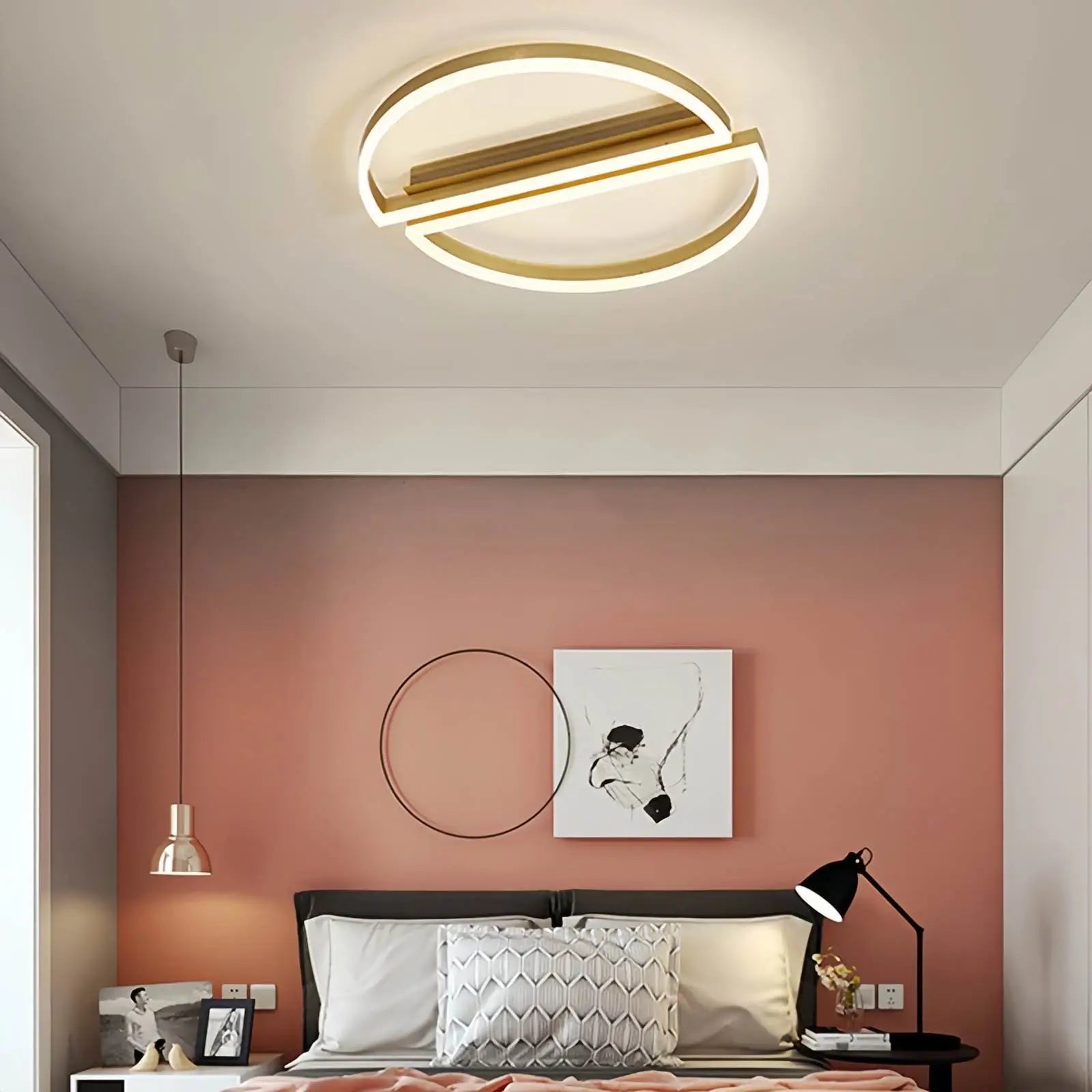 Half Round Ceiling Light for Bedroom | Desfino