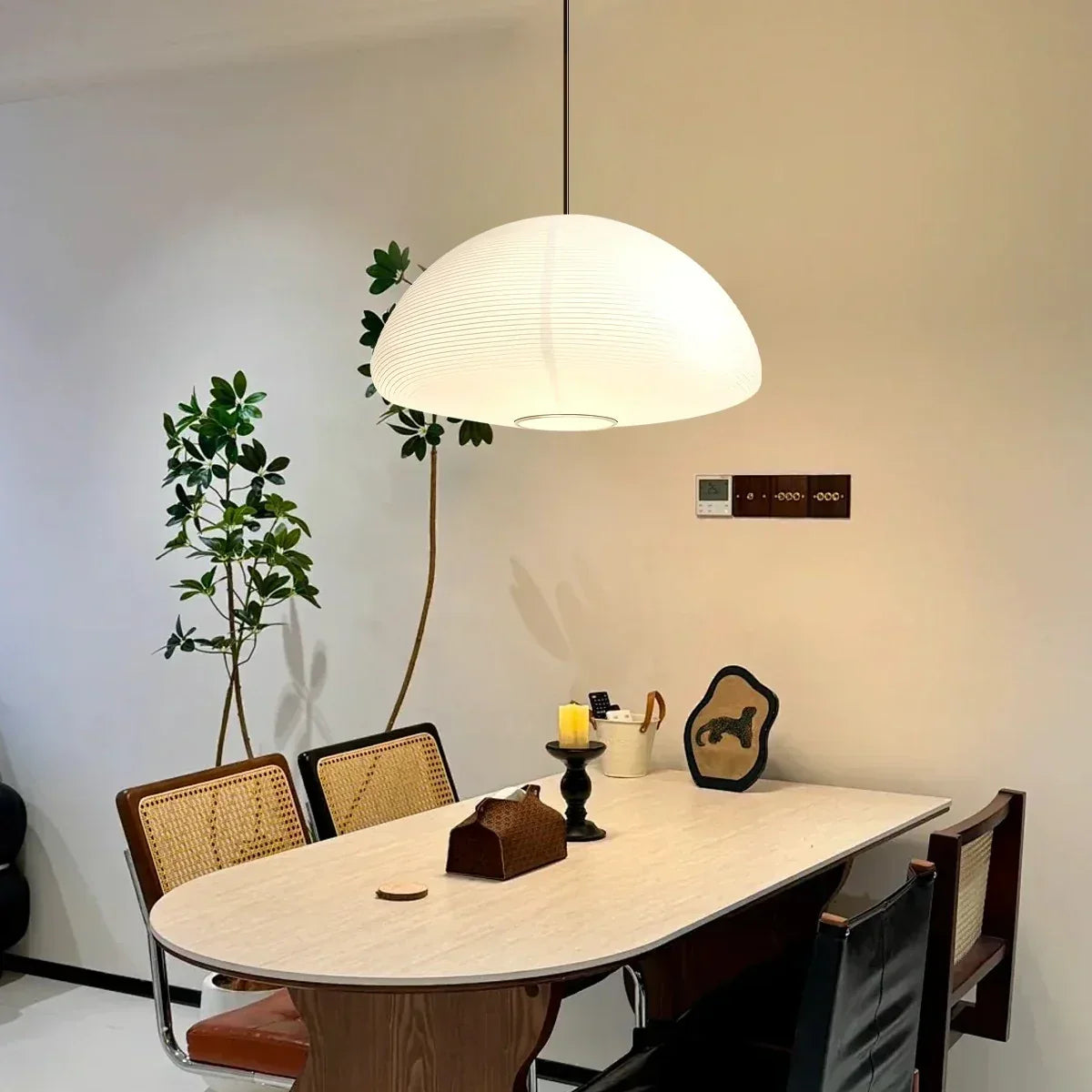 Hikari Paper Lantern Pendant Light for Bedroom | Desfino
