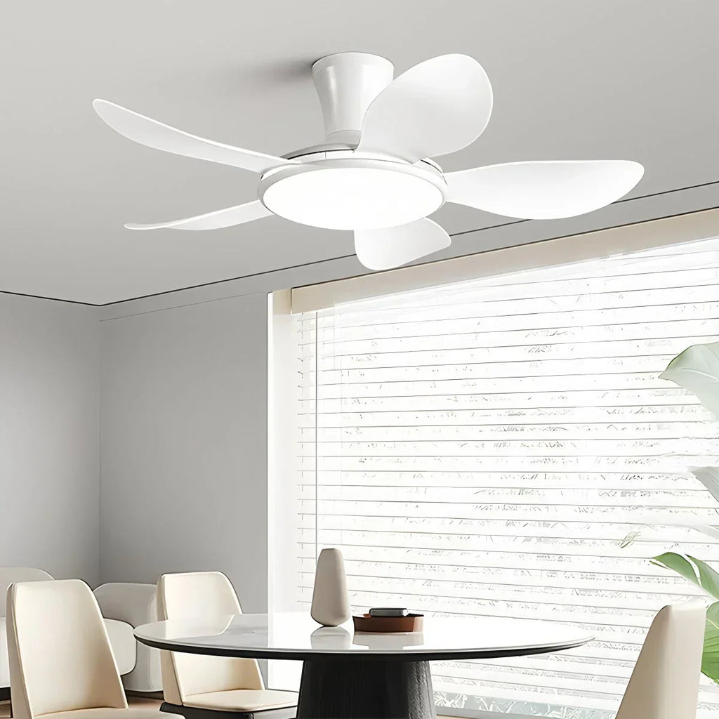 Leiser LED-Deckenventilator mit Fernbedienung und Licht | Desfino
