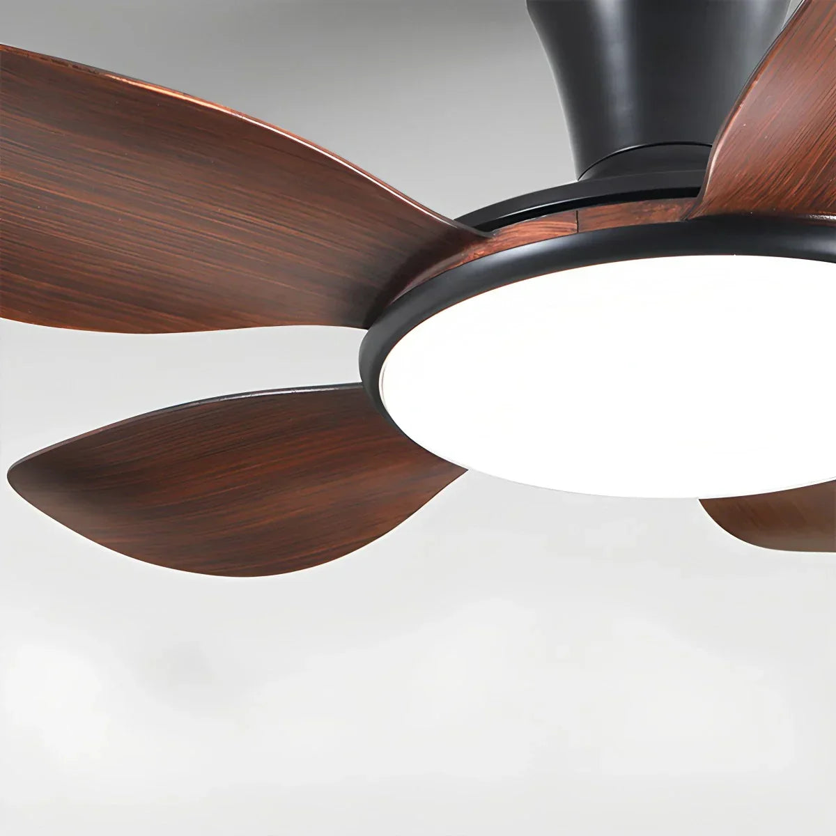 Leiser LED-Deckenventilator mit Fernbedienung und Licht | Desfino