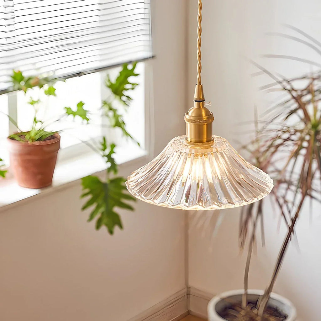 Isabel Glass Pendant Light for Kitchen Island | Desfino