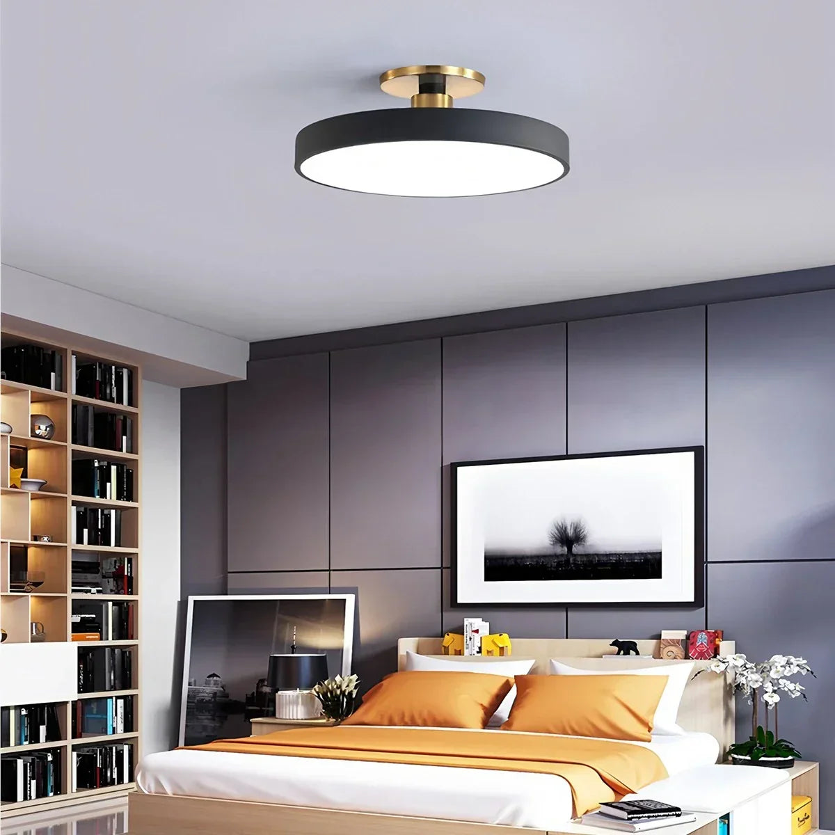 Isla Flush Mount Ceiling Lamp for Bedroom | Desfino
