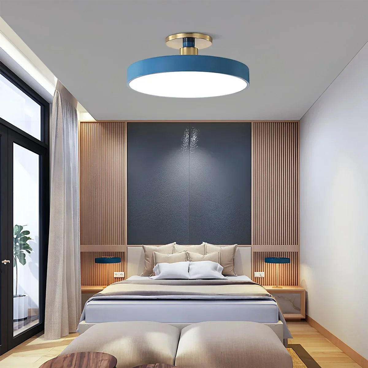 Isla Flush Mount Ceiling Lamp for Bedroom | Desfino