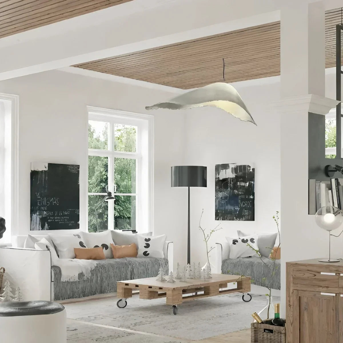 Jairo Sculptural Resin Pendant Light | Desfino