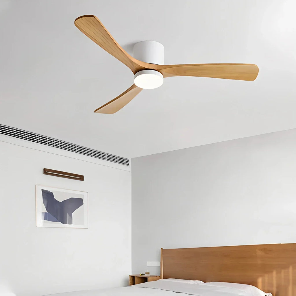 Large Low Profile Ceiling Fan with Light | Desfino