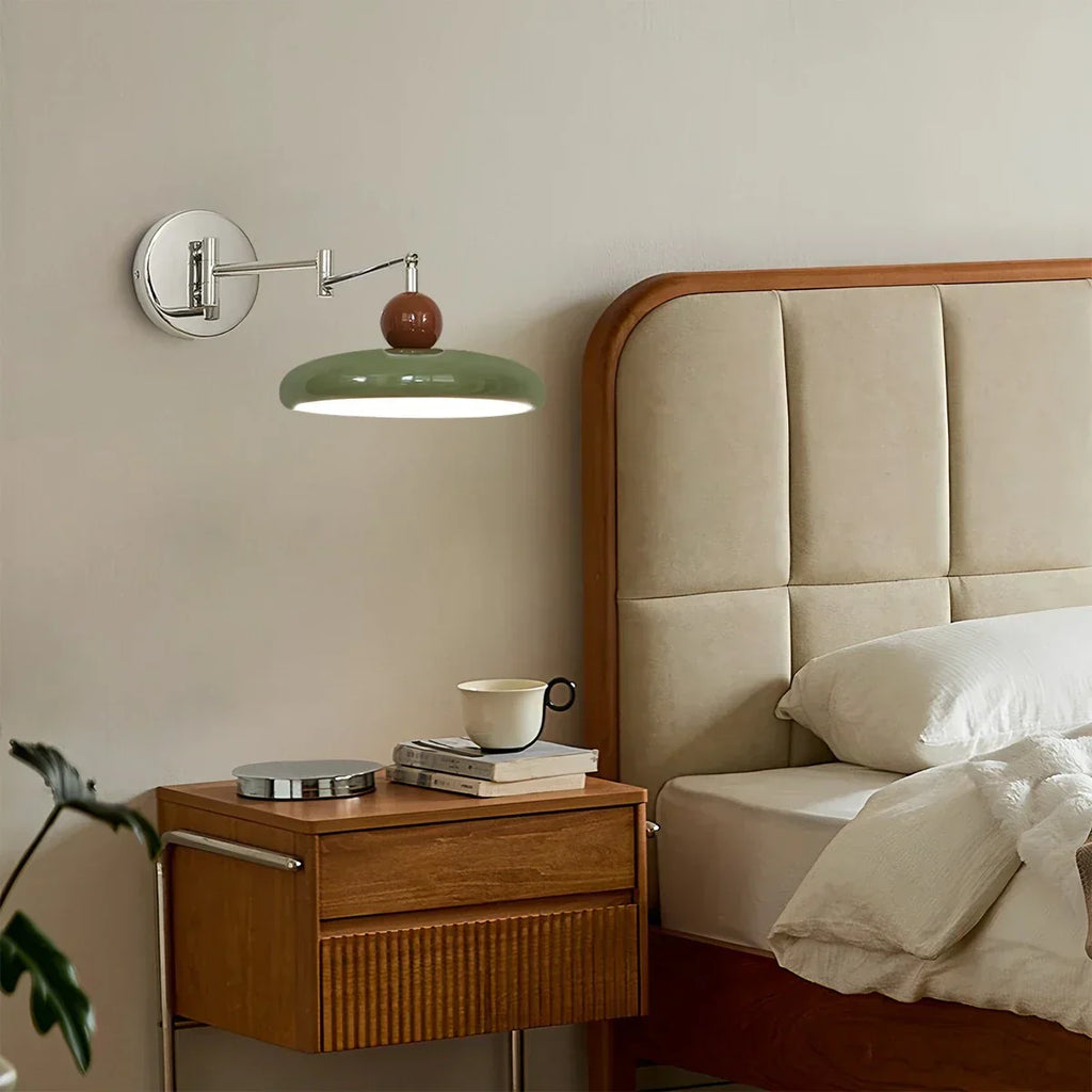 Lola Adjustable Arm Plug-in Wall Lamp | Desfino