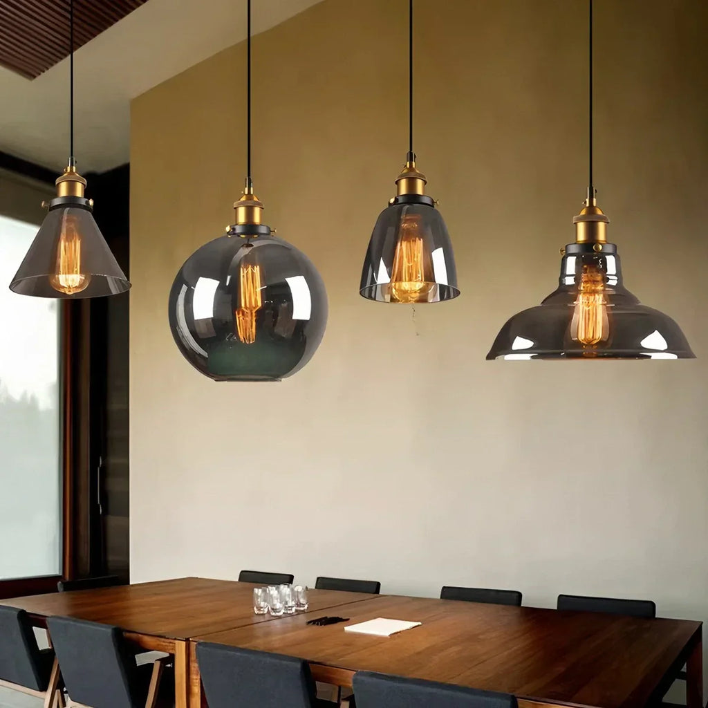 Mabel Glass Pendant Light for Kitchen Island | Desfino
