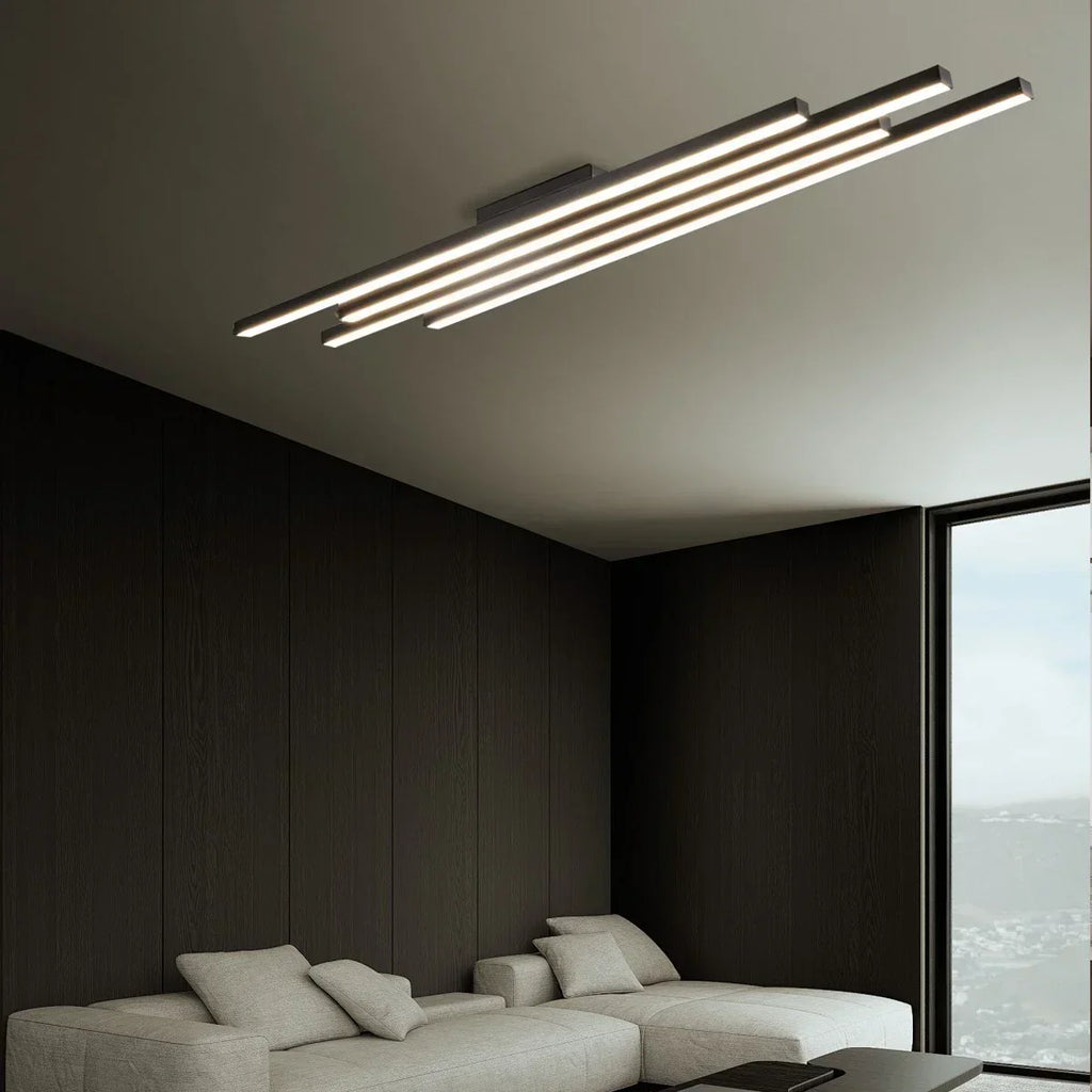 Lineare LED-Pendelleuchte mit mehreren Stäben | Desfino