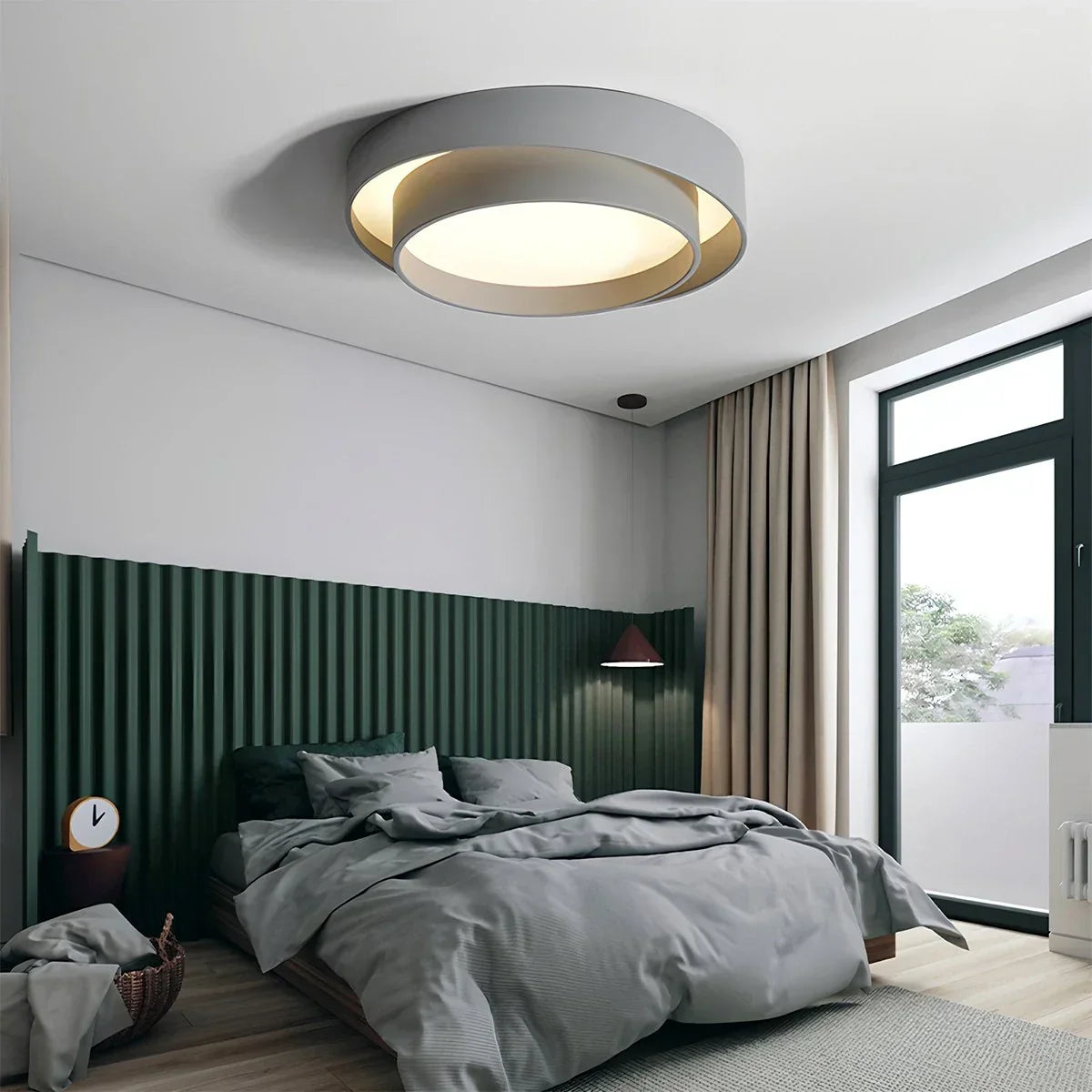 Runde Deckenleuchte „Melody“ für das Schlafzimmer | Desfino