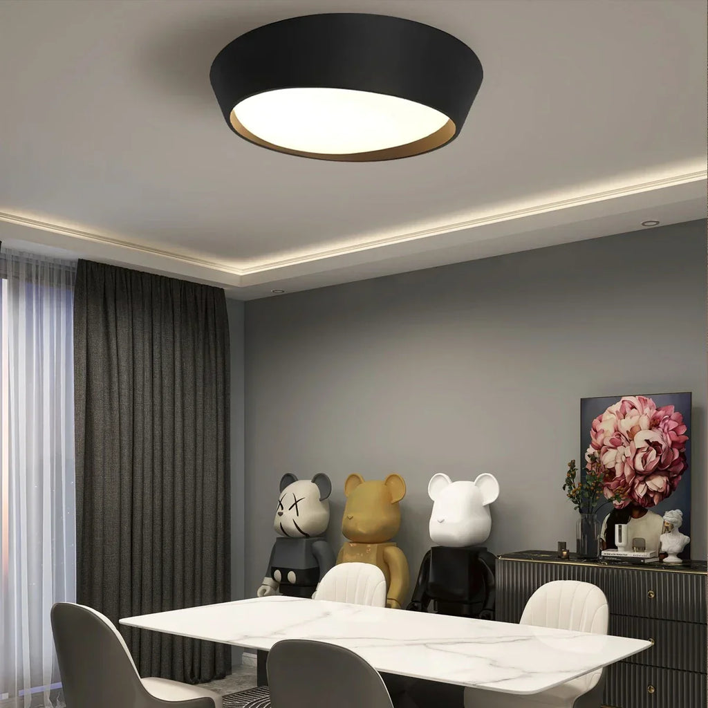Modern Round Acrylic Ceiling Light for Bedroom | Desfino