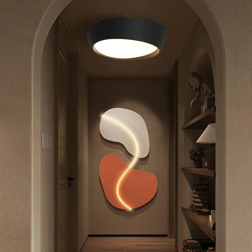 Modern Round Acrylic Ceiling Light for Bedroom | Desfino