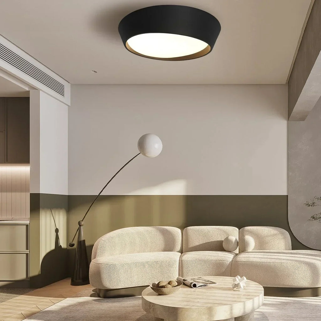 Modern Round Acrylic Ceiling Light for Bedroom | Desfino
