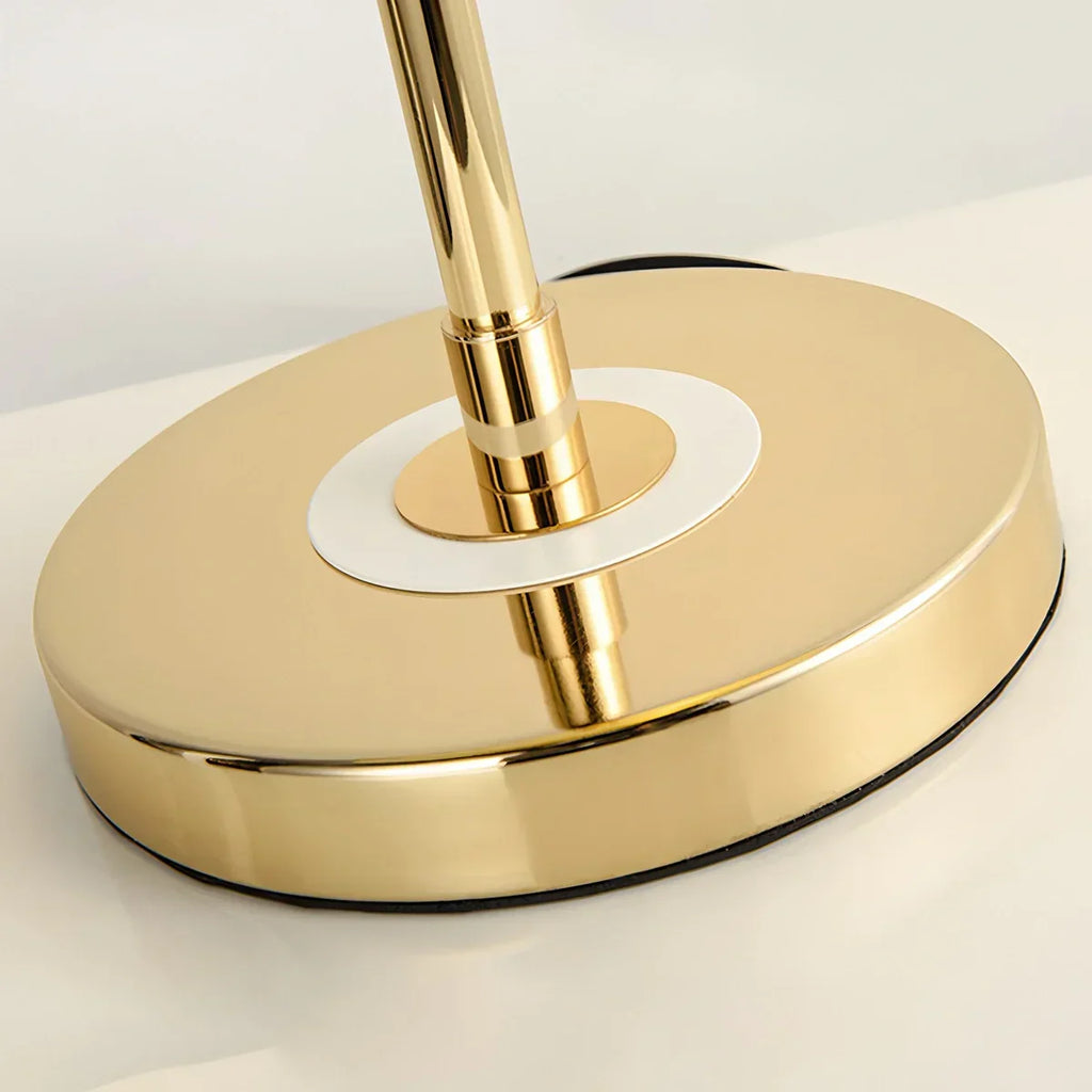 Mid-Century Round Table Lamp with Pull Chain | Desfino