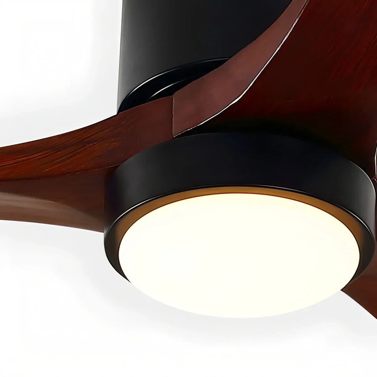 Mid-century Modern Hugger Ceiling Fan Lamp | Desfino