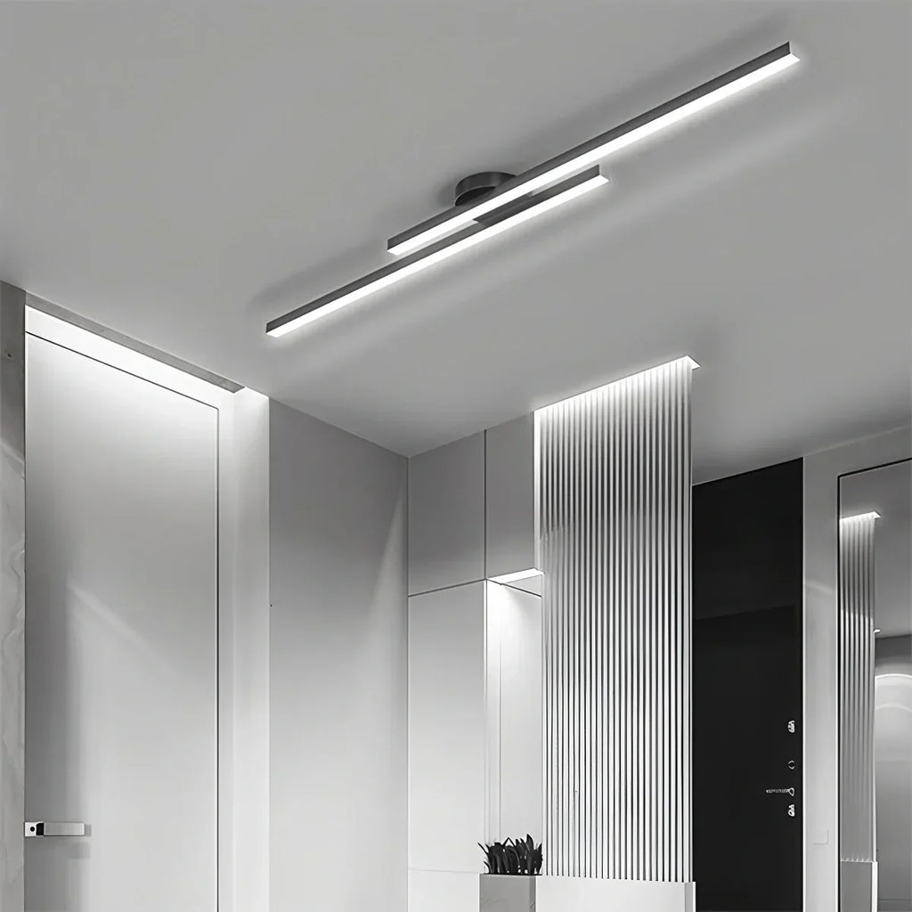 Dimmbare lineare Deckenleuchte im minimalistischen Stil | Desfino