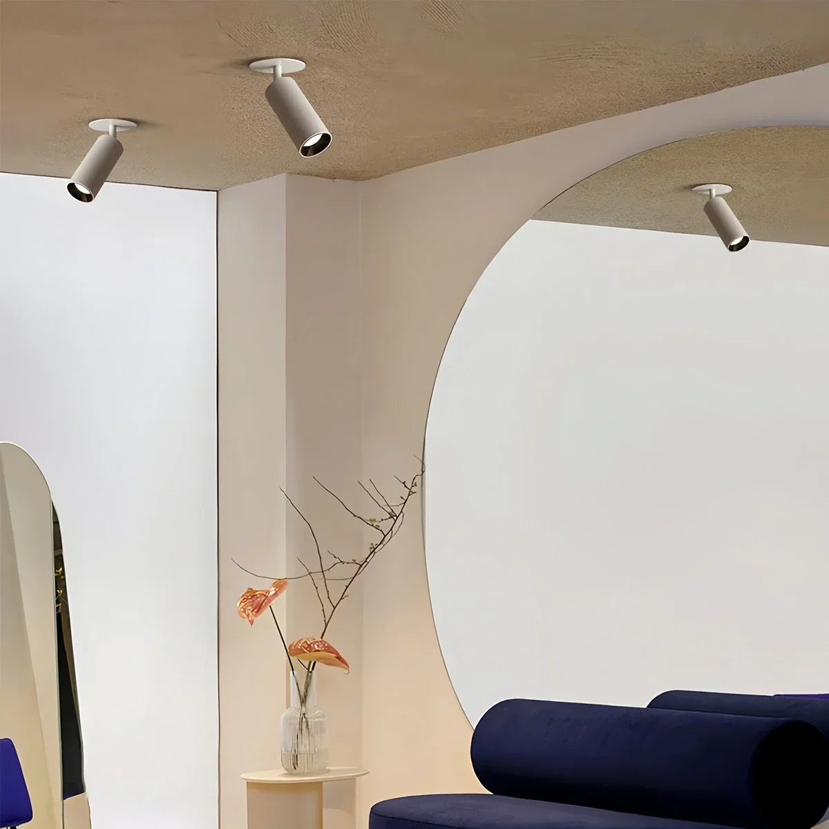 Minimalistischer LED-Deckenstrahler für das Wohnzimmer | Desfino