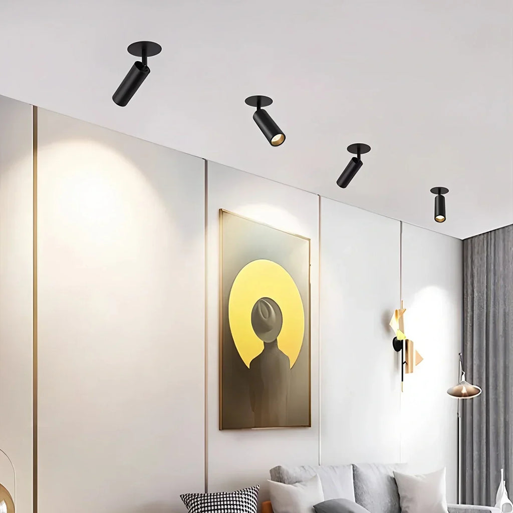 Minimalistischer LED-Deckenstrahler für das Wohnzimmer | Desfino