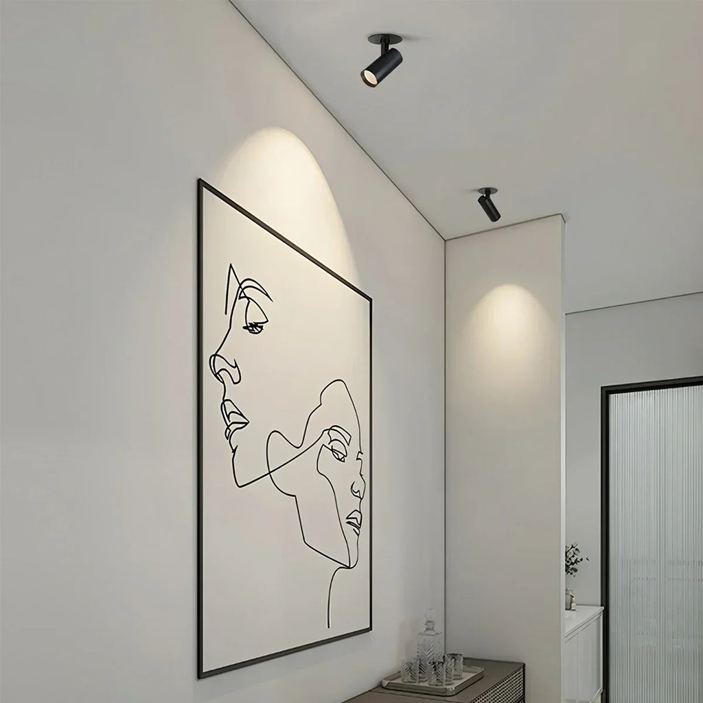 Minimalistischer LED-Deckenstrahler für das Wohnzimmer | Desfino