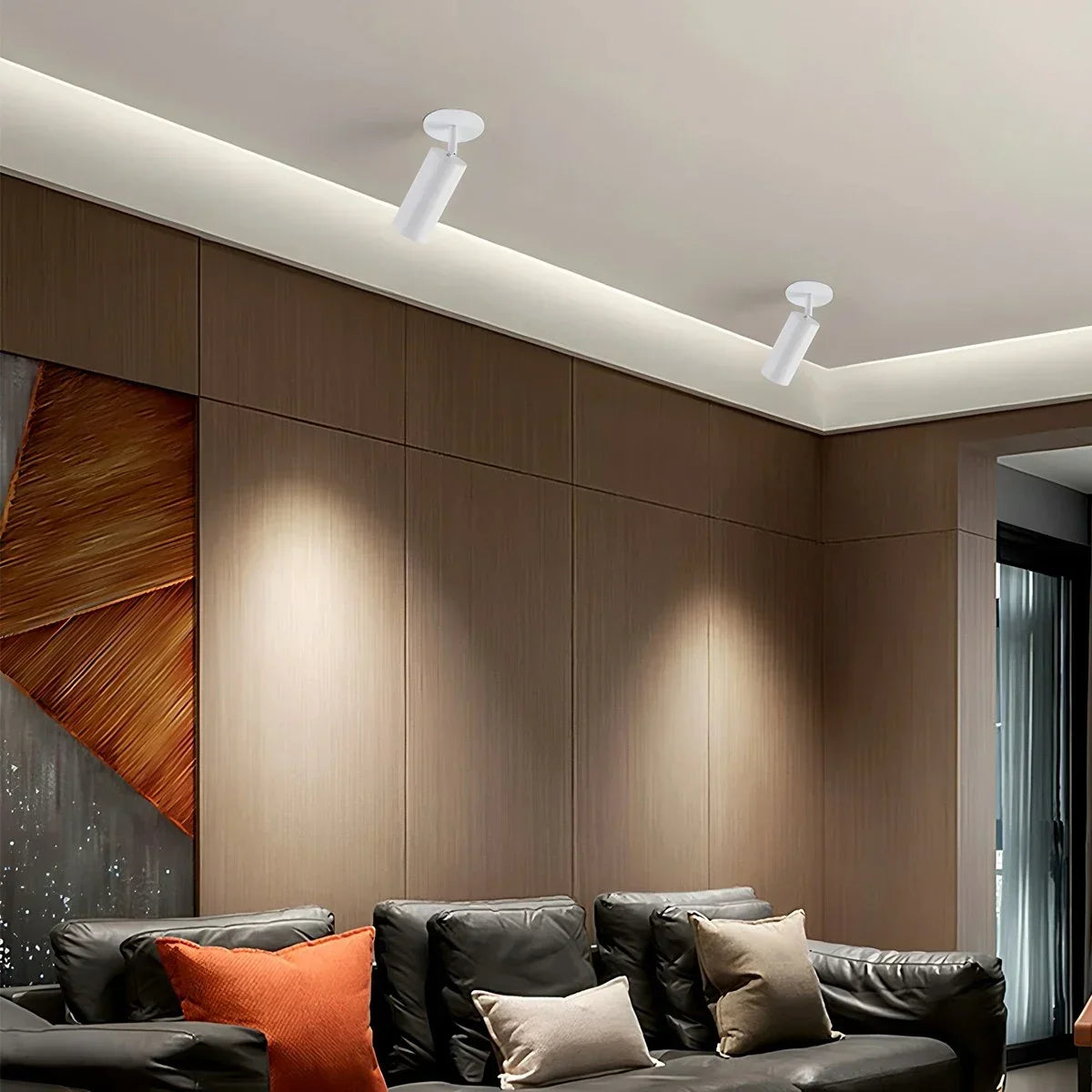 Minimalistischer LED-Deckenstrahler für das Wohnzimmer | Desfino