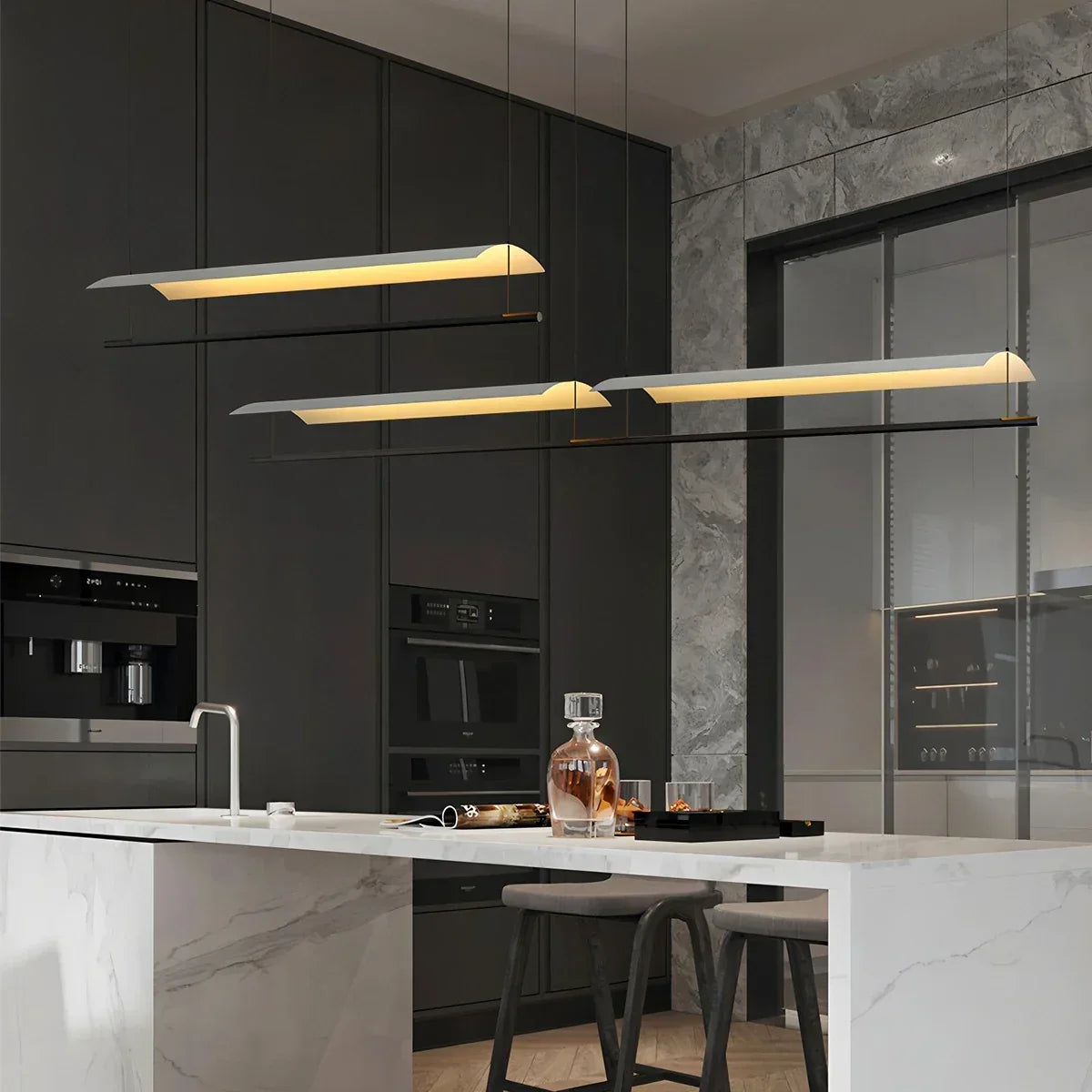 Minimalist Tile Shape Dining Room Pendant Light | Desfino