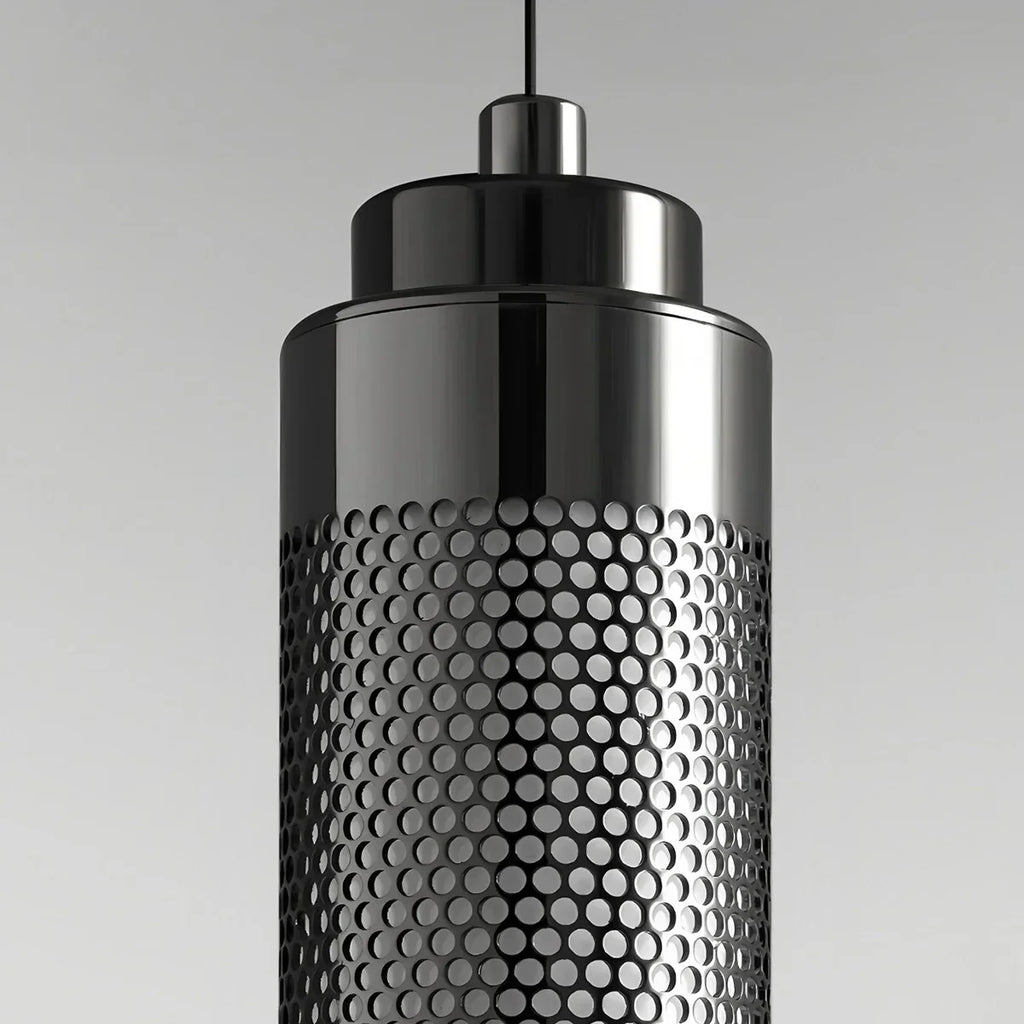 Industrial Glass Pendant Light for Bedroom | Desfino