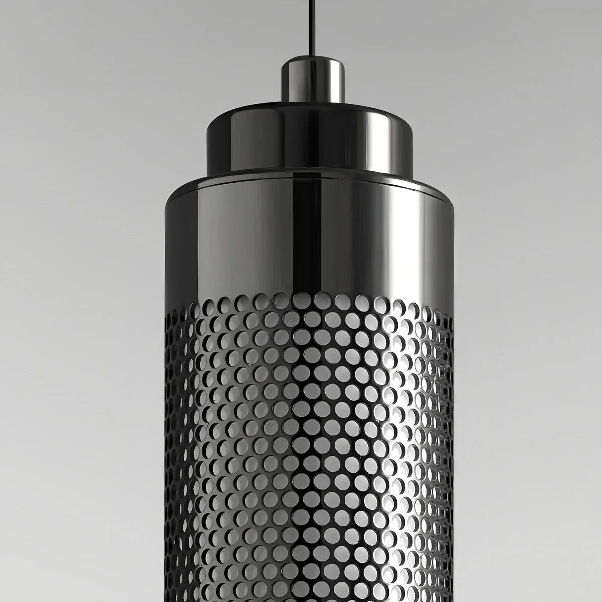 Industrial Glass Pendant Light for Bedroom | Desfino