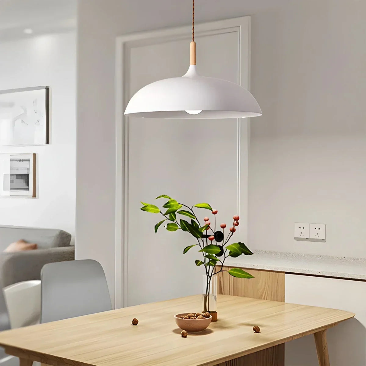 Modern Dome Macaron Pendant Light for Kitchen Island | Desfino