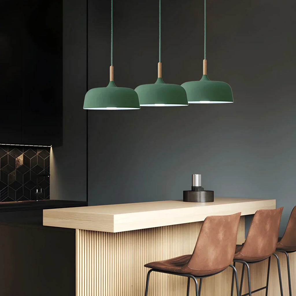 Modern Dome Macaron Pendant Light for Kitchen Island | Desfino