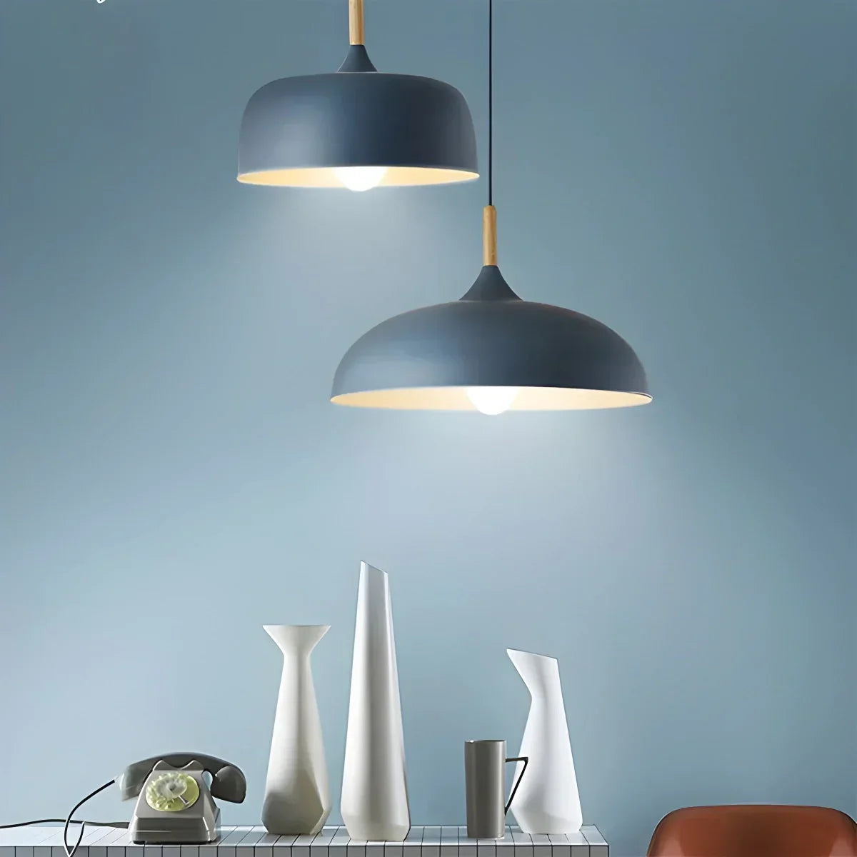 Modern Dome Macaron Pendant Light for Kitchen Island | Desfino