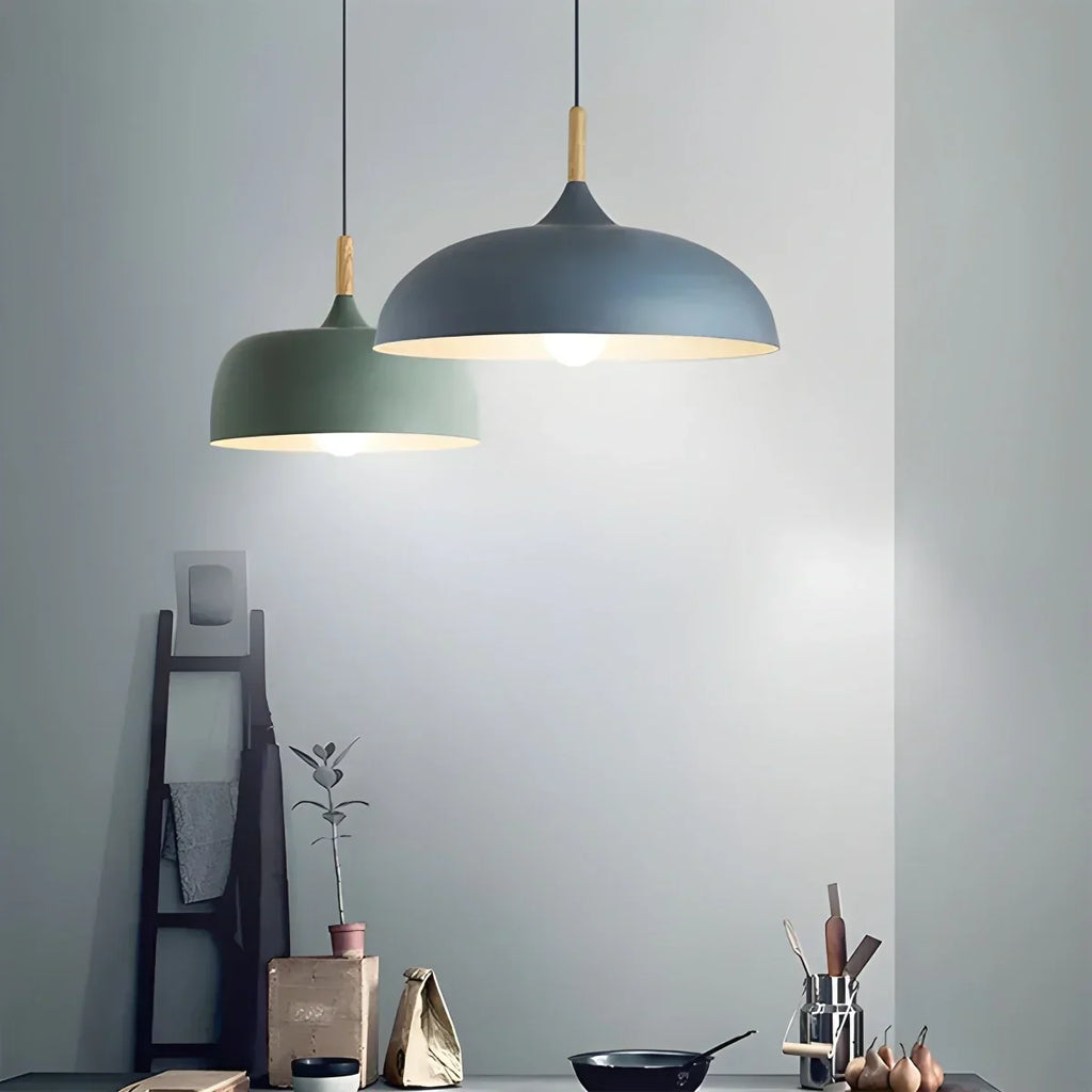 Modern Dome Macaron Pendant Light for Kitchen Island | Desfino