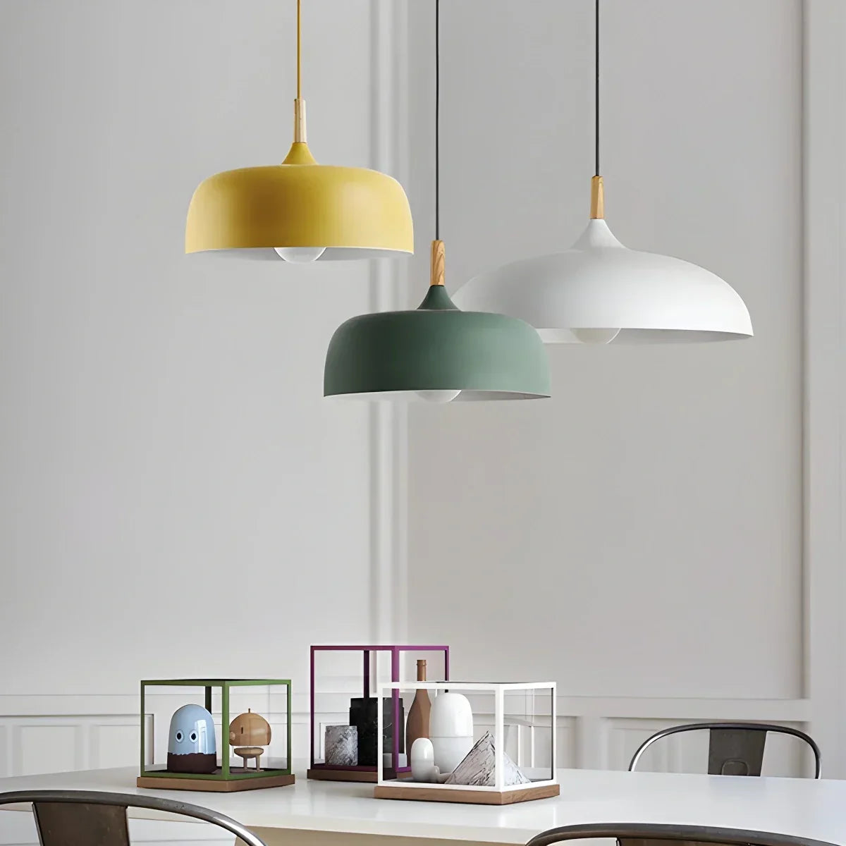 Modern Dome Macaron Pendant Light for Kitchen Island | Desfino