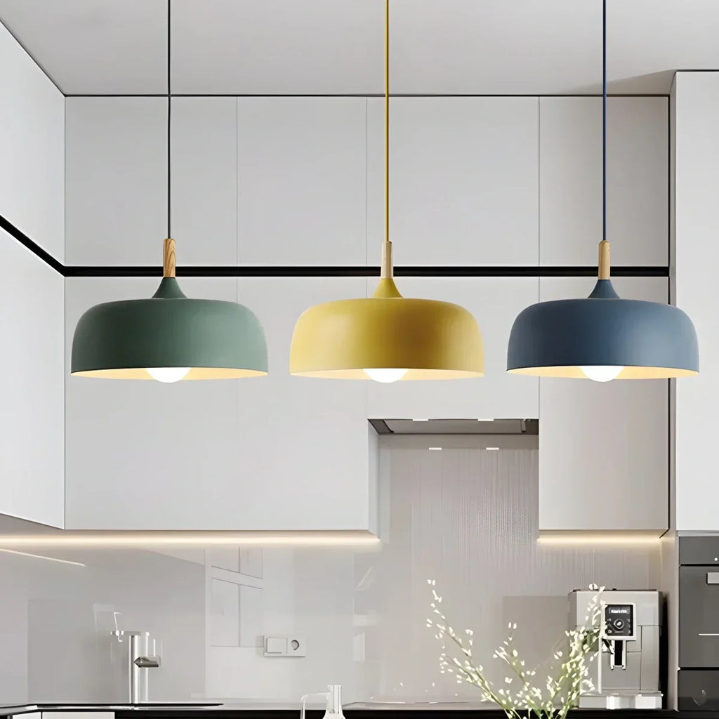 Modern Dome Macaron Pendant Light for Kitchen Island | Desfino