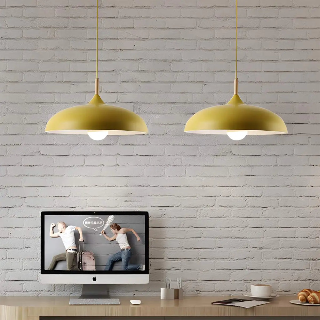 Modern Dome Macaron Pendant Light for Kitchen Island | Desfino
