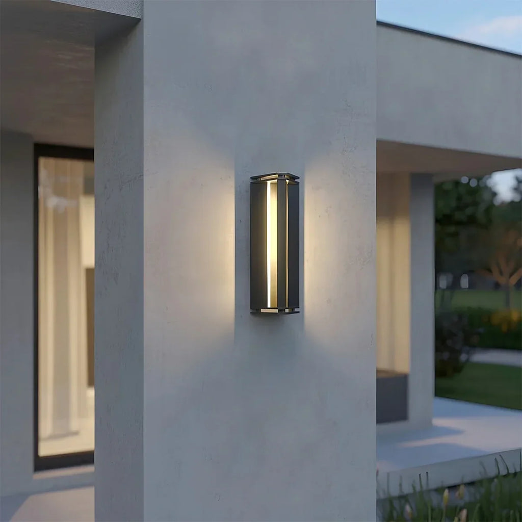 Modern Geometric Outdoor Waterproof Wall Lamp | Desfino