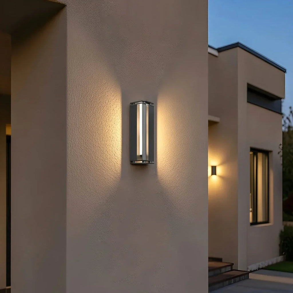 Modern Geometric Outdoor Waterproof Wall Lamp | Desfino