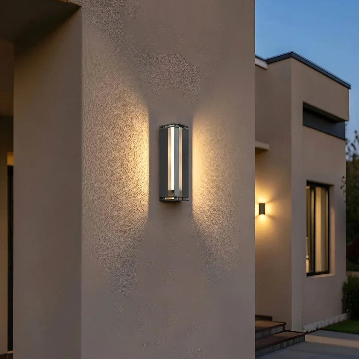 Modern Geometric Outdoor Waterproof Wall Lamp | Desfino